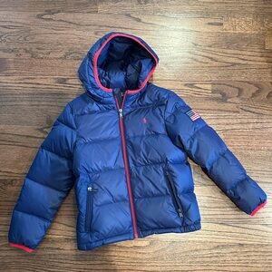 Boys Polo winter coat. Size 7. NWOT. Perfect condition - never worn.
